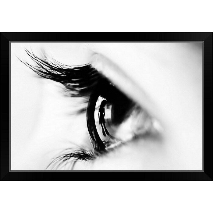 "Following You" Black Framed Print