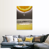 "Fresh squeezed orange juice" Canvas Wall Art