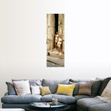 "Girls in Doorway Cuba" Poster Print - Multi