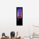 "Golden Gate Bridge San Francisco CA" Black Framed Print
