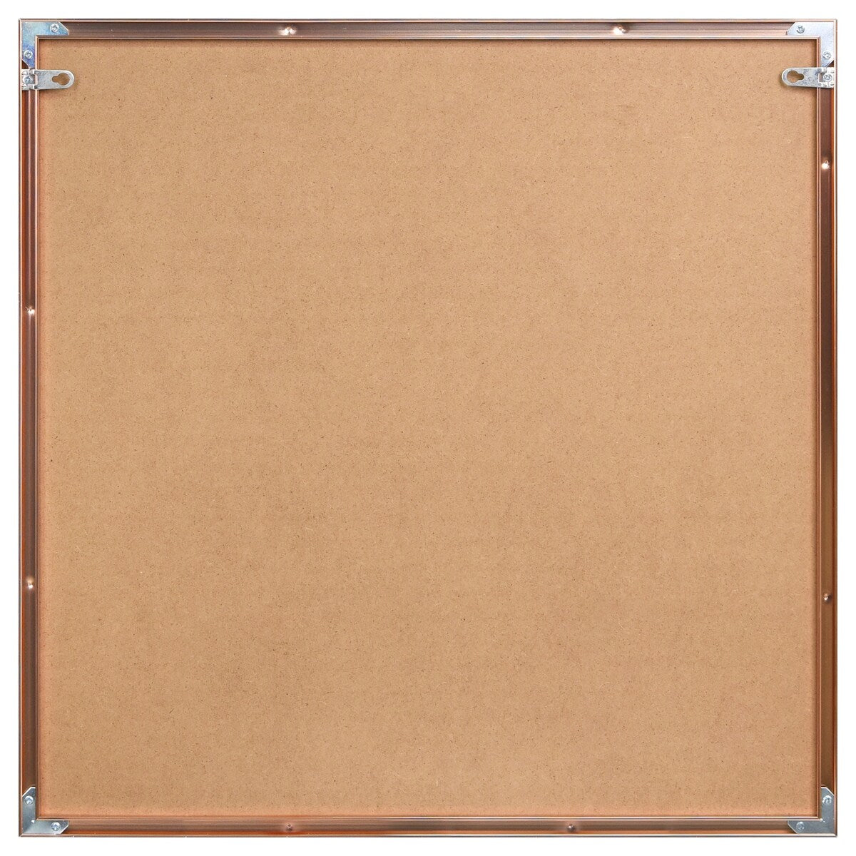"Gray Golden Hues 2" Glass Art Metal Rose Gold Frame Wall Art