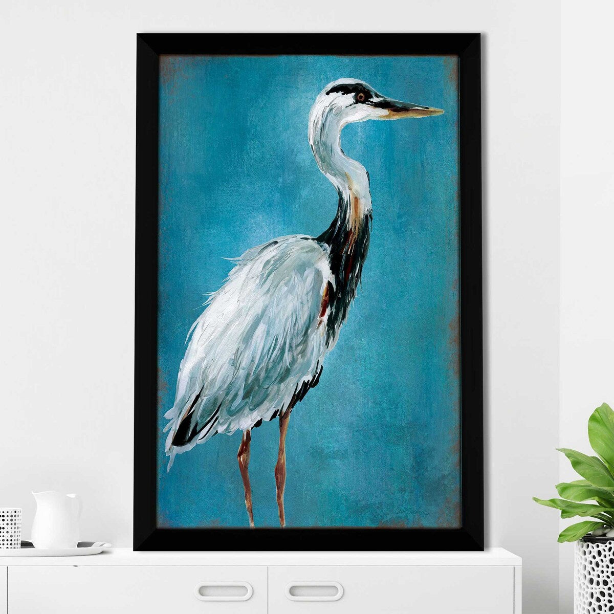 "Great Blue Heron I" by Carol Robinson Print on Acrylic