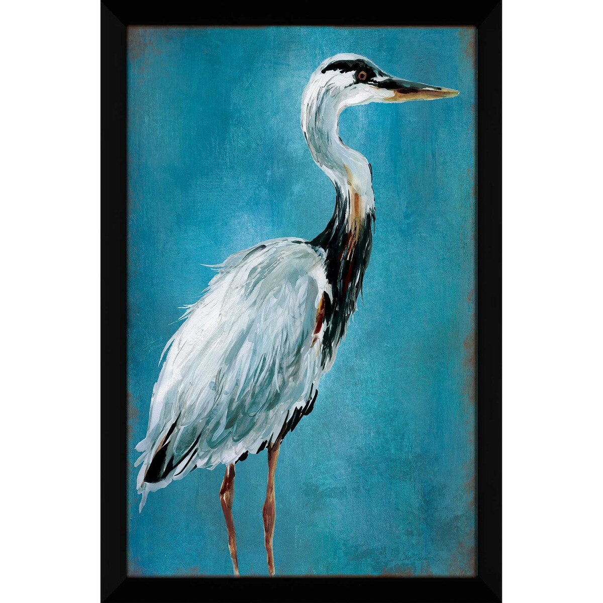 "Great Blue Heron I" by Carol Robinson Print on Acrylic