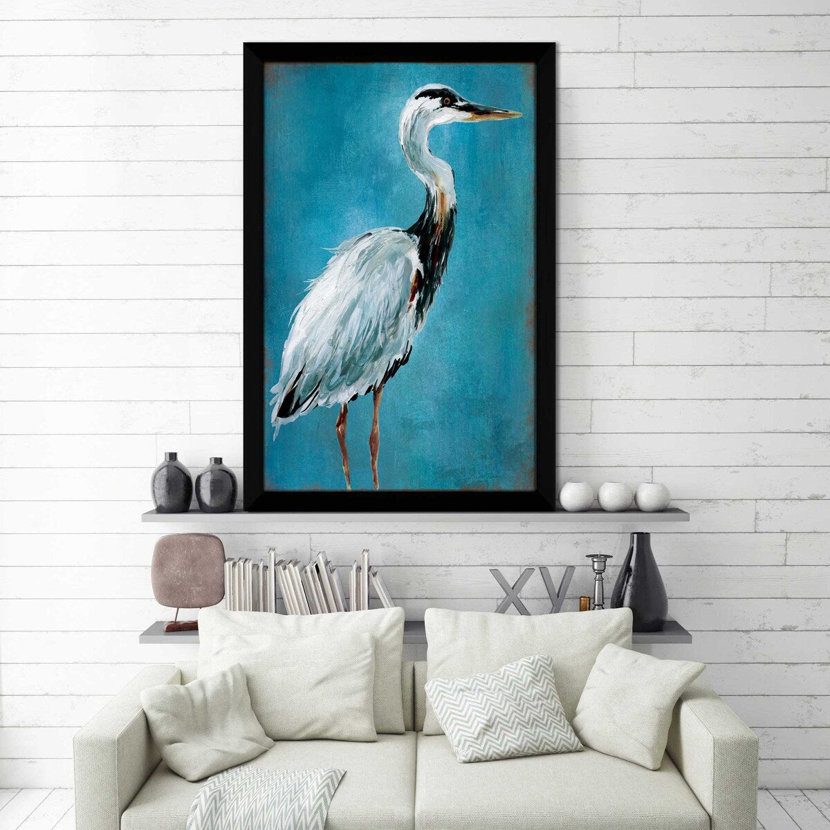 "Great Blue Heron I" by Carol Robinson Print on Acrylic