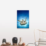 "Green turtle, Cancun, Mexico" Canvas Wall Art