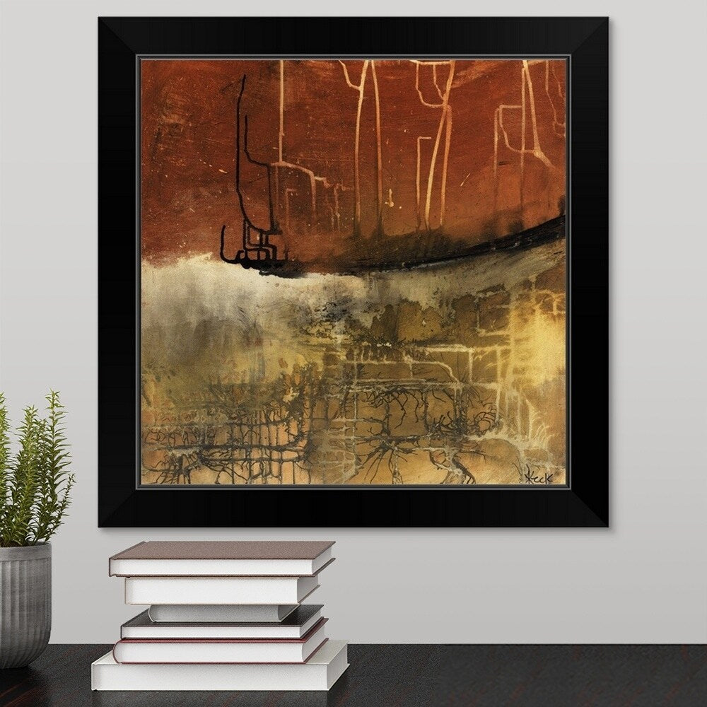 "Gridlock Series" Black Framed Print
