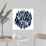 "Hatch Marks I" Poster Print