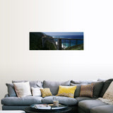 "High angle view of a bridge, Bixby Bridge, Big Sur, California" Poster Print