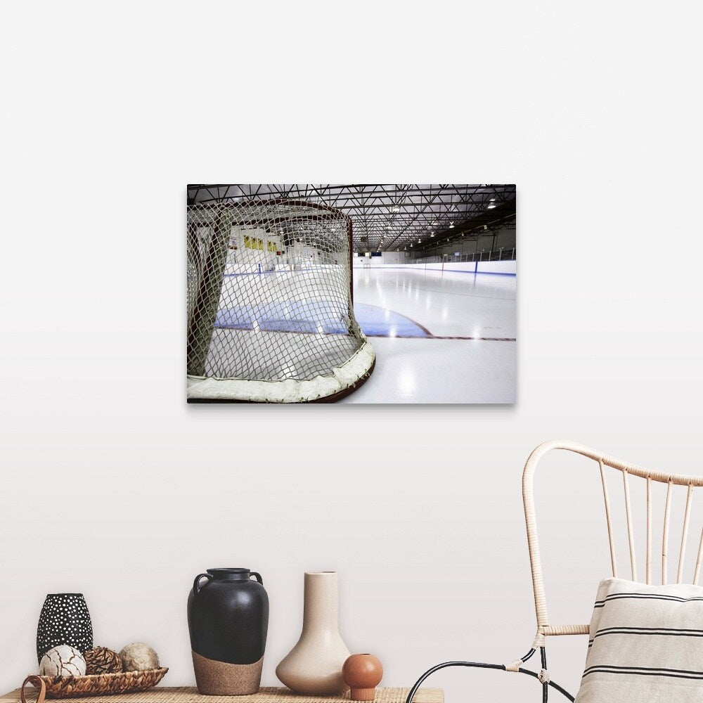 "Hockey Net" Canvas Wall Art
