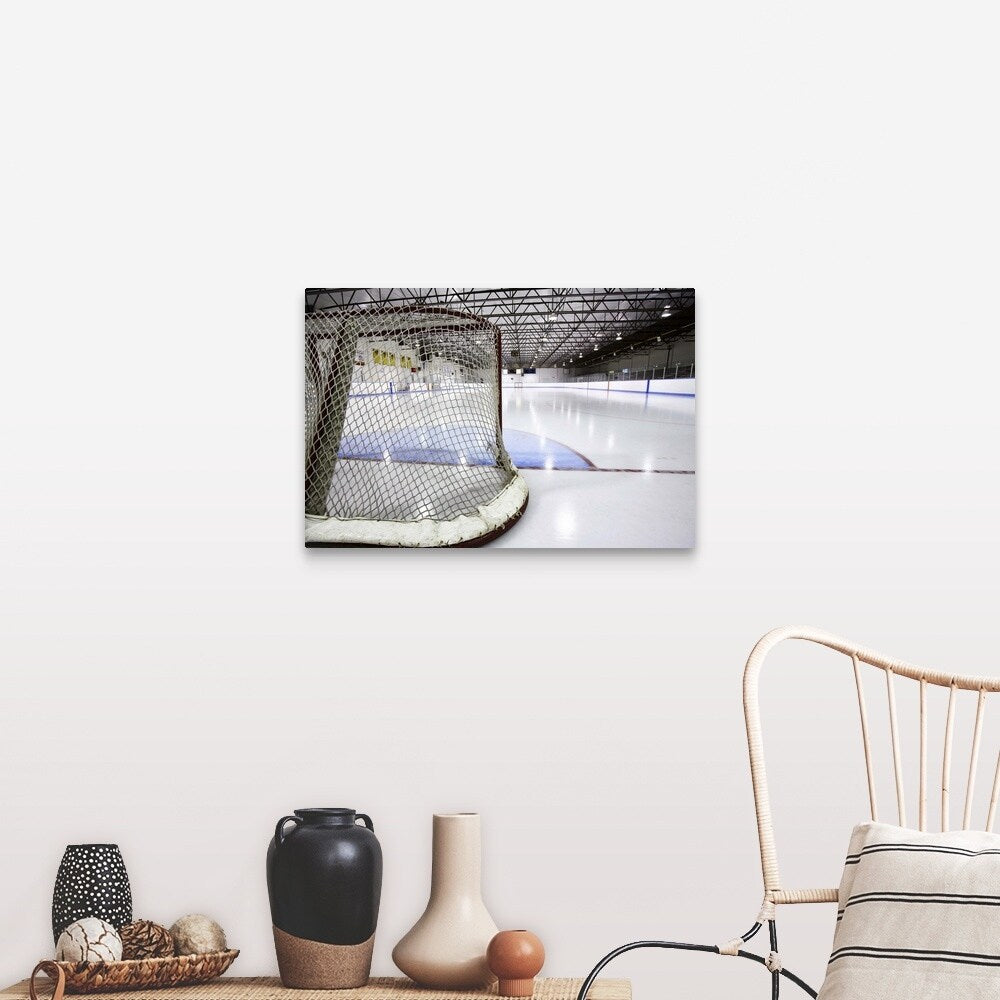 "Hockey Net" Canvas Wall Art