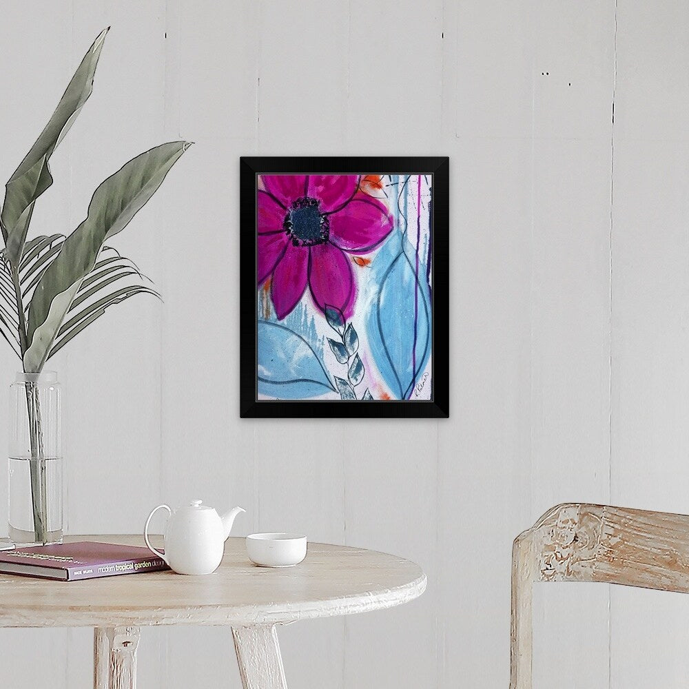 "Home Grown" Black Framed Print