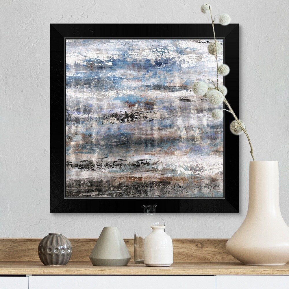 "Ice Ice Maybe" Black Framed Print