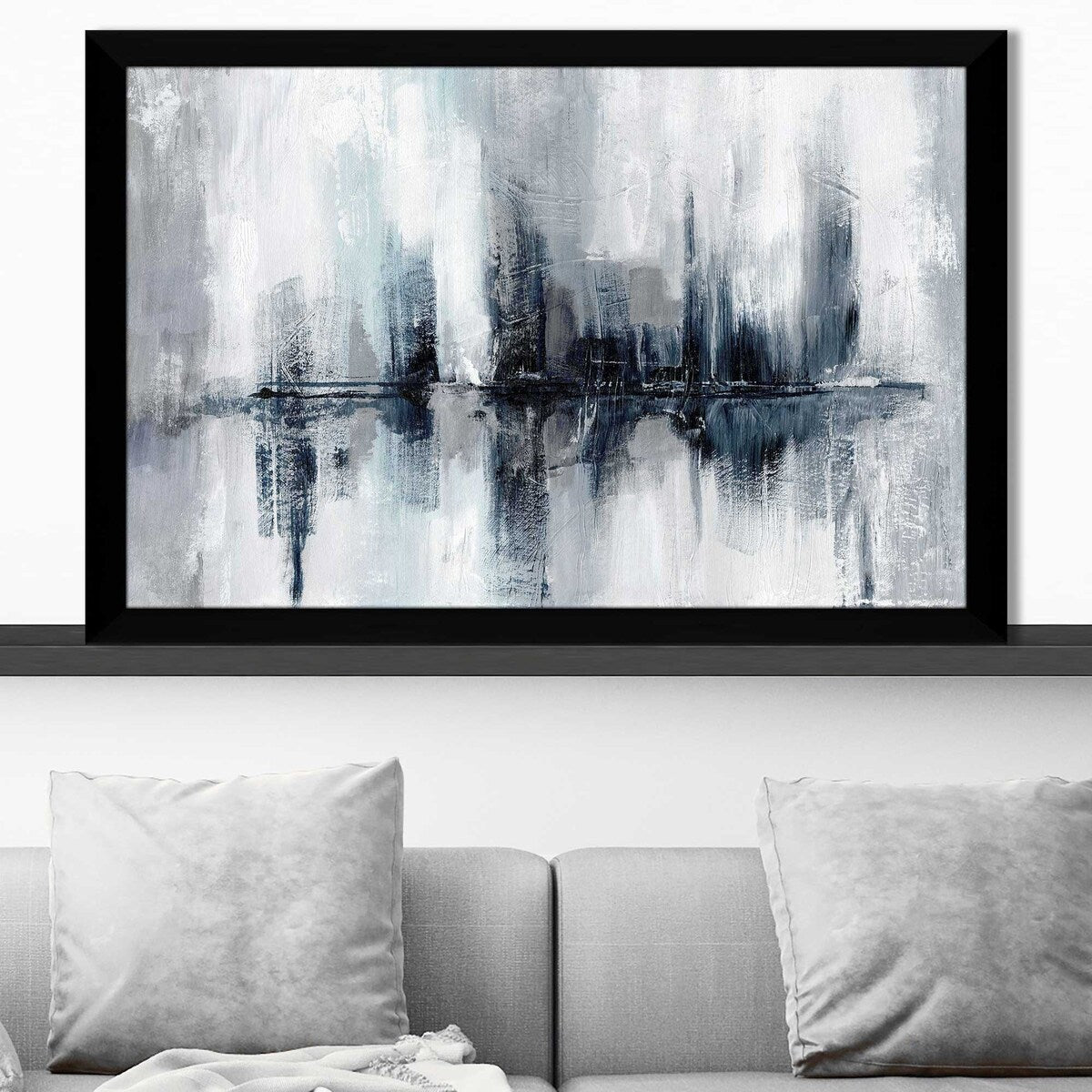 "Indigo Harbor Lights" by Nan Print on Acrylic
