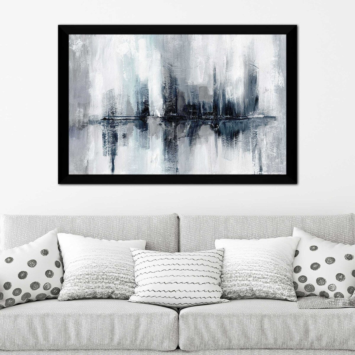 "Indigo Harbor Lights" by Nan Print on Acrylic