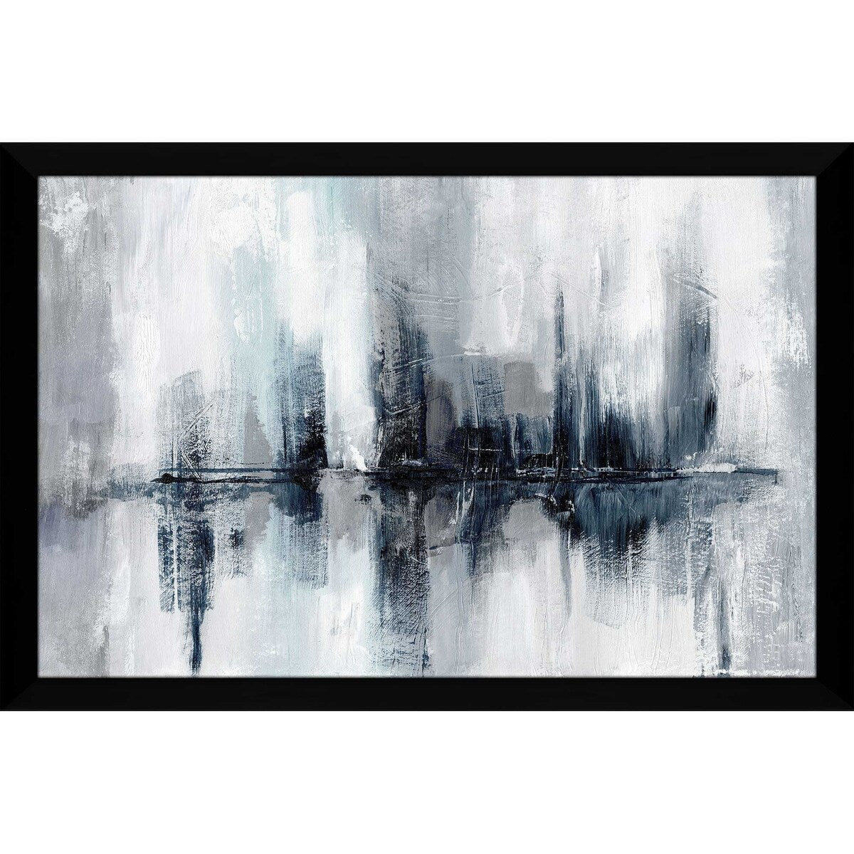 "Indigo Harbor Lights" by Nan Print on Acrylic