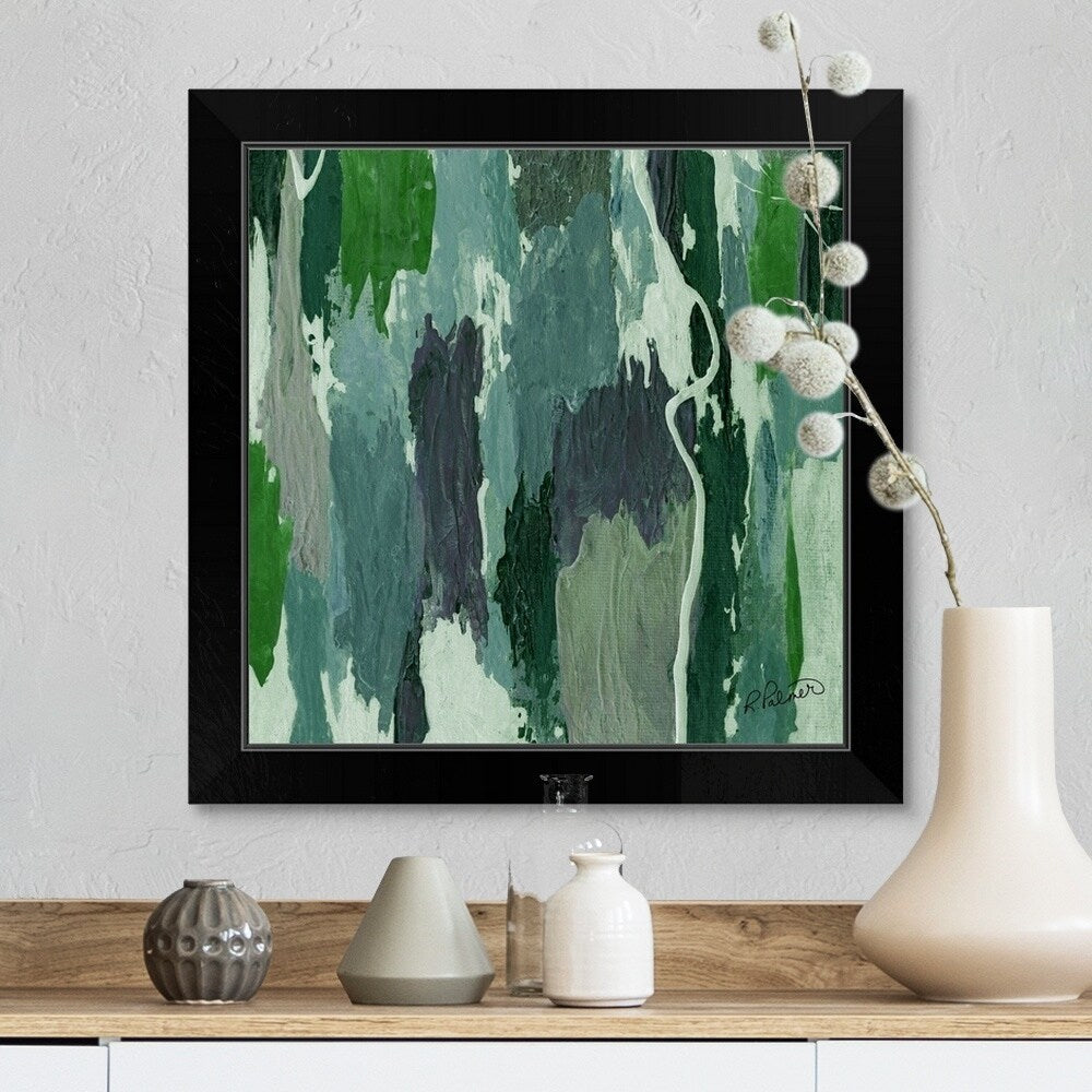 "Insanity II" Black Framed Print