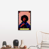 "Jimi Hendrix (1973)" Canvas Wall Art