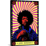 "Jimi Hendrix (1973)" Canvas Wall Art