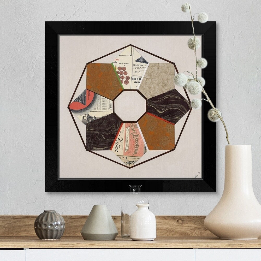"Join In III" Black Framed Print