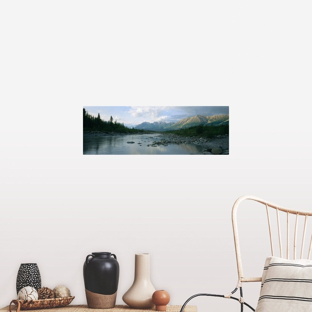 "Kennicott River Wrangell St Elias National Park AK" Poster Print