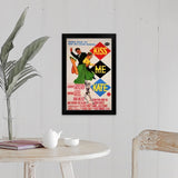 "Kiss Me Kate (1953)" Black Framed Print
