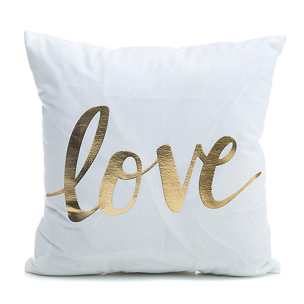 "LOVE" Throw Pillow Cover