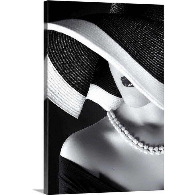 "La Femme Au Chapeau" Canvas Wall Art