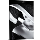 "La Femme Au Chapeau" Canvas Wall Art