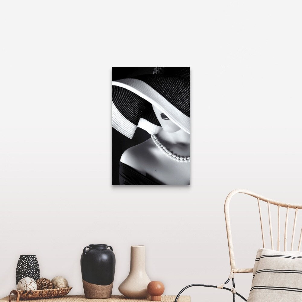 "La Femme Au Chapeau" Canvas Wall Art