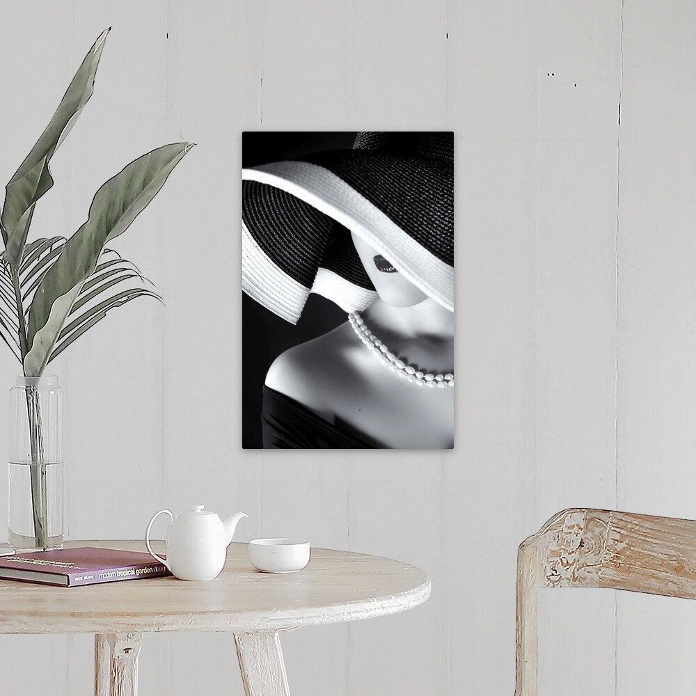 "La Femme Au Chapeau" Canvas Wall Art