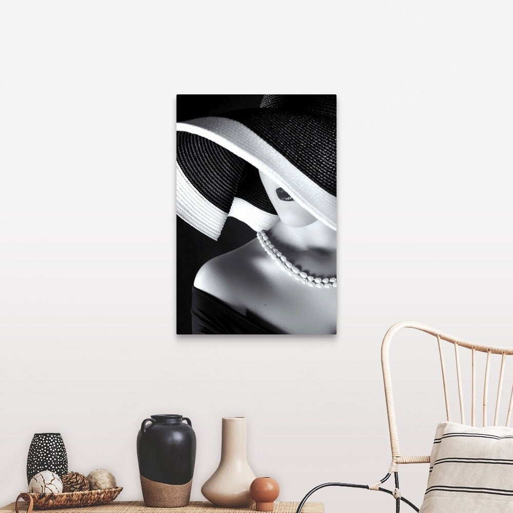 "La Femme Au Chapeau" Canvas Wall Art