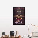 "Little Shop of Horrors (1986)" Black Float Frame Canvas Art