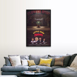 "Little Shop of Horrors (1986)" Black Float Frame Canvas Art