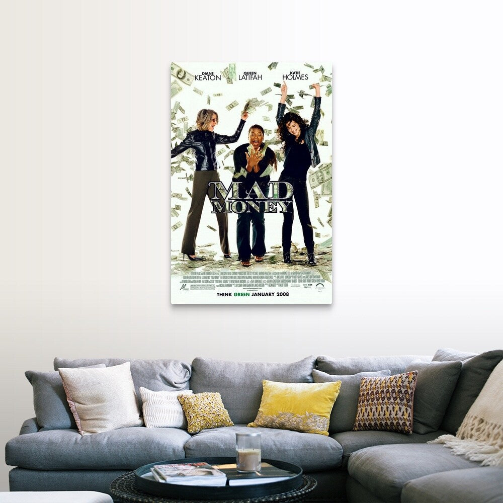 "Mad Money - Movie Poster" Canvas Wall Art