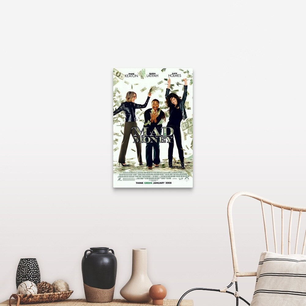 "Mad Money - Movie Poster" Canvas Wall Art