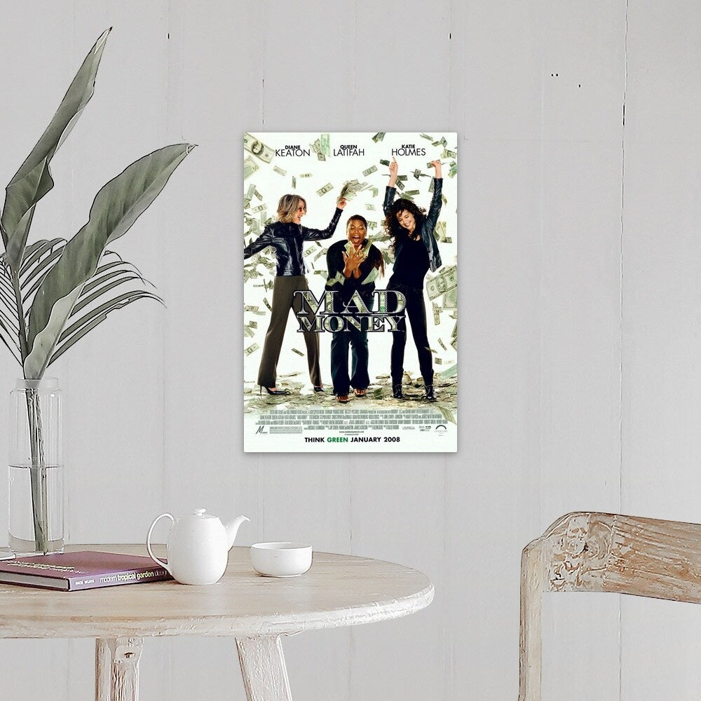 "Mad Money - Movie Poster" Canvas Wall Art