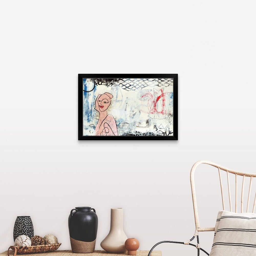 "Making Waves" Black Framed Print