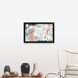 "Making Waves" Black Framed Print