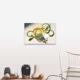 "Martini and with a twist" Canvas Wall Art