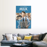 "Milk - Movie Poster - German" Canvas Wall Art