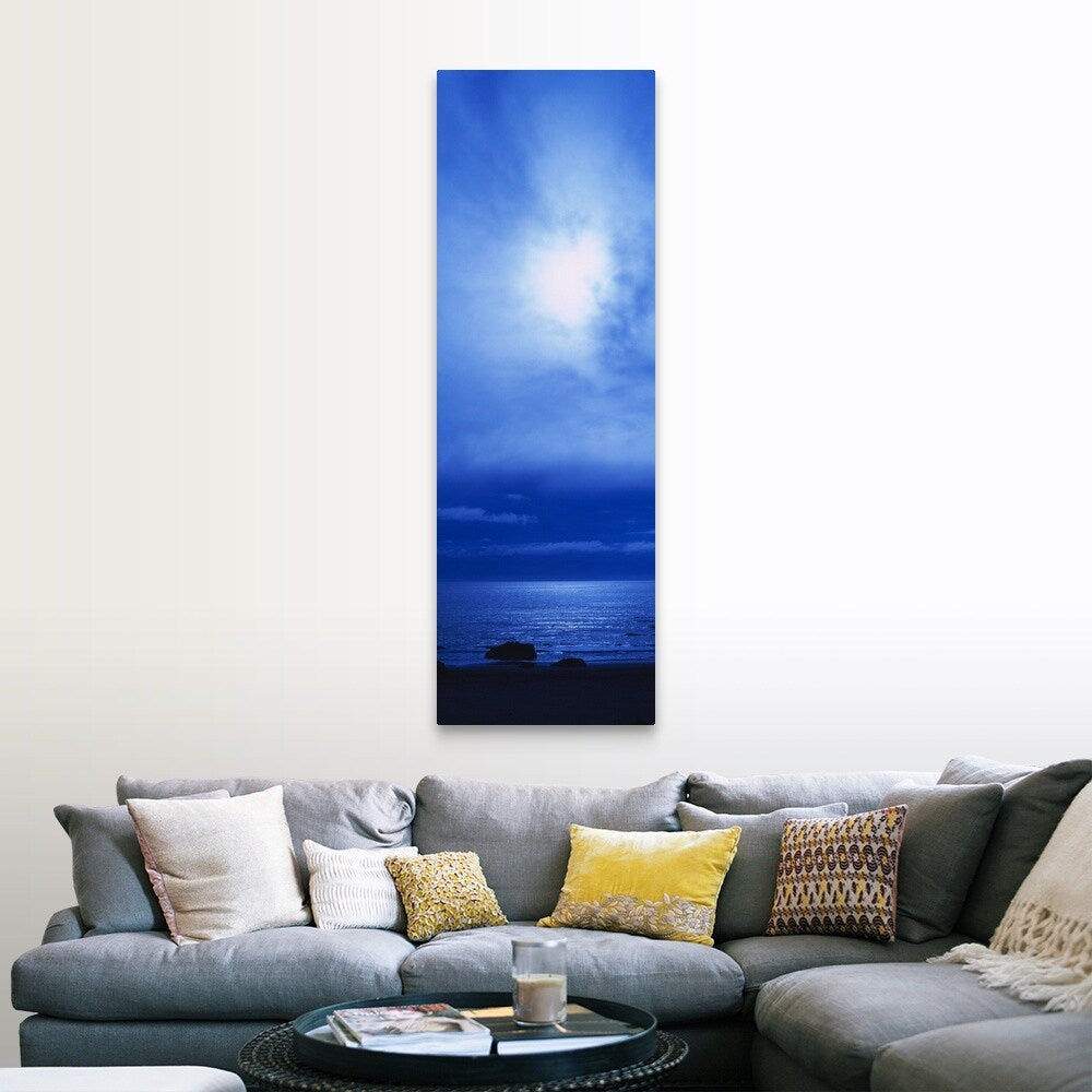 "Ocean at night, Bandon State Natural Area, Bandon, Coos County, Oregon" Canvas Wall Art