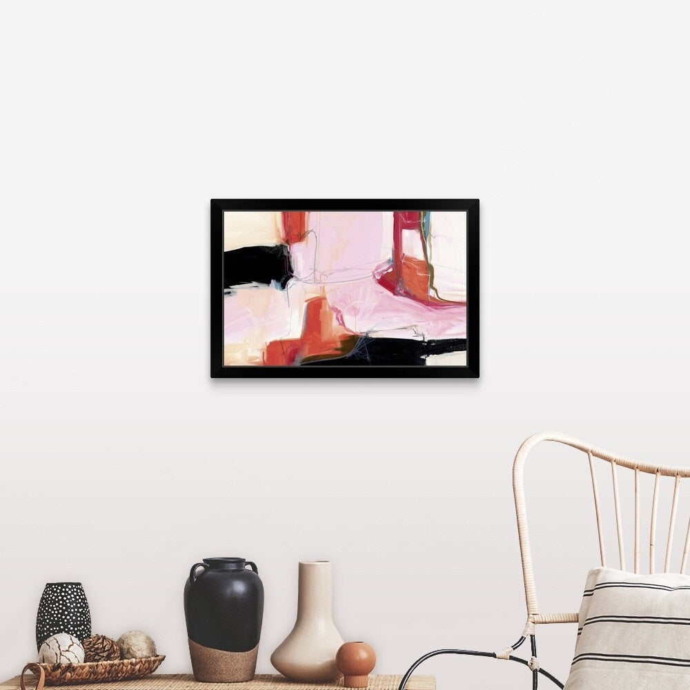 "On a Clear Day (A)" Black Framed Print