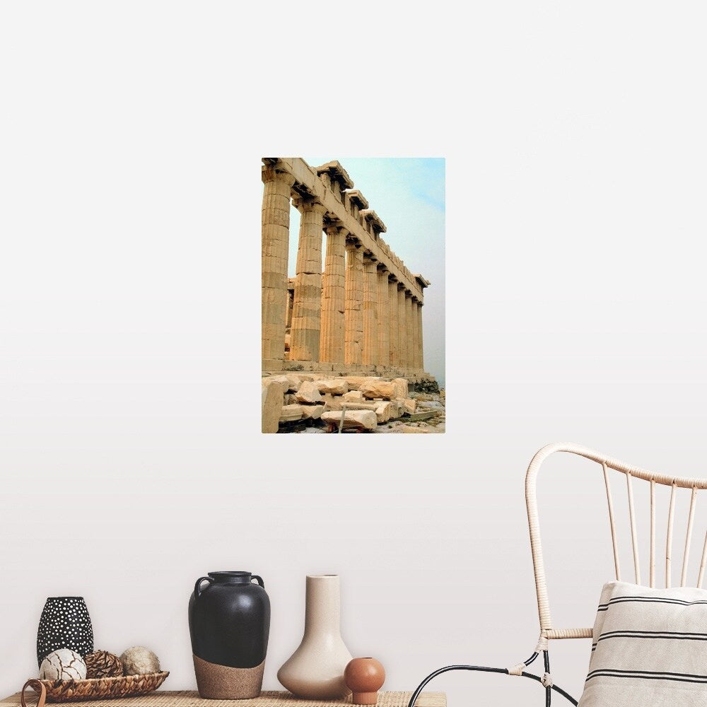 "Parthenon on the Ahenian Acropolis, Greece" Poster Print - Multi
