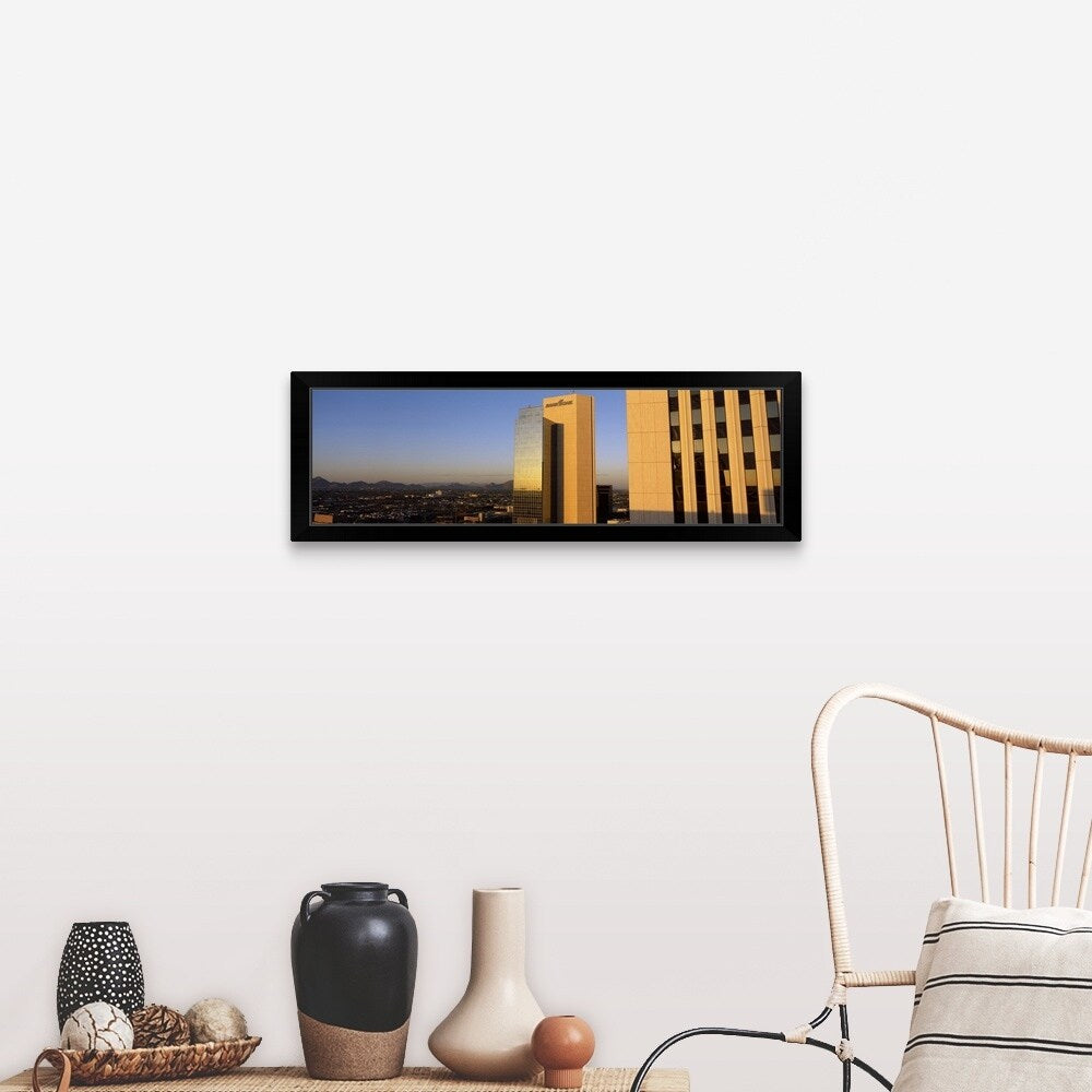 "Phoenix AZ" Black Framed Print
