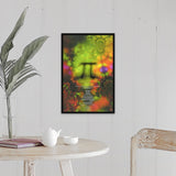 "Pi (1998)" Black Float Frame Canvas Art