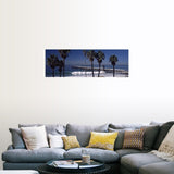 "Pier over an ocean, San Clemente Pier, Los Angeles County, California" Poster Print - Multi