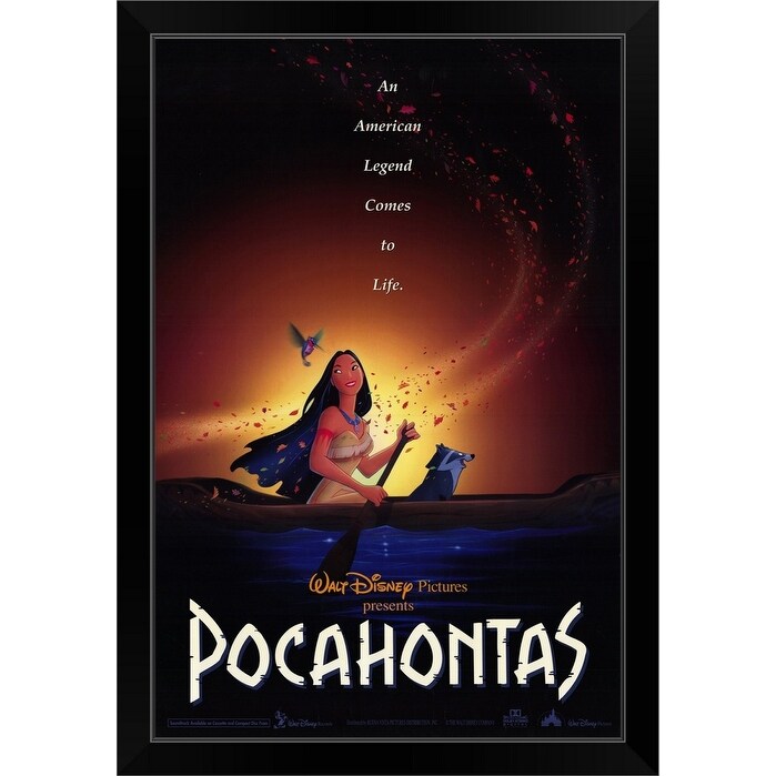 "Pocahontas (1995)" Black Framed Print