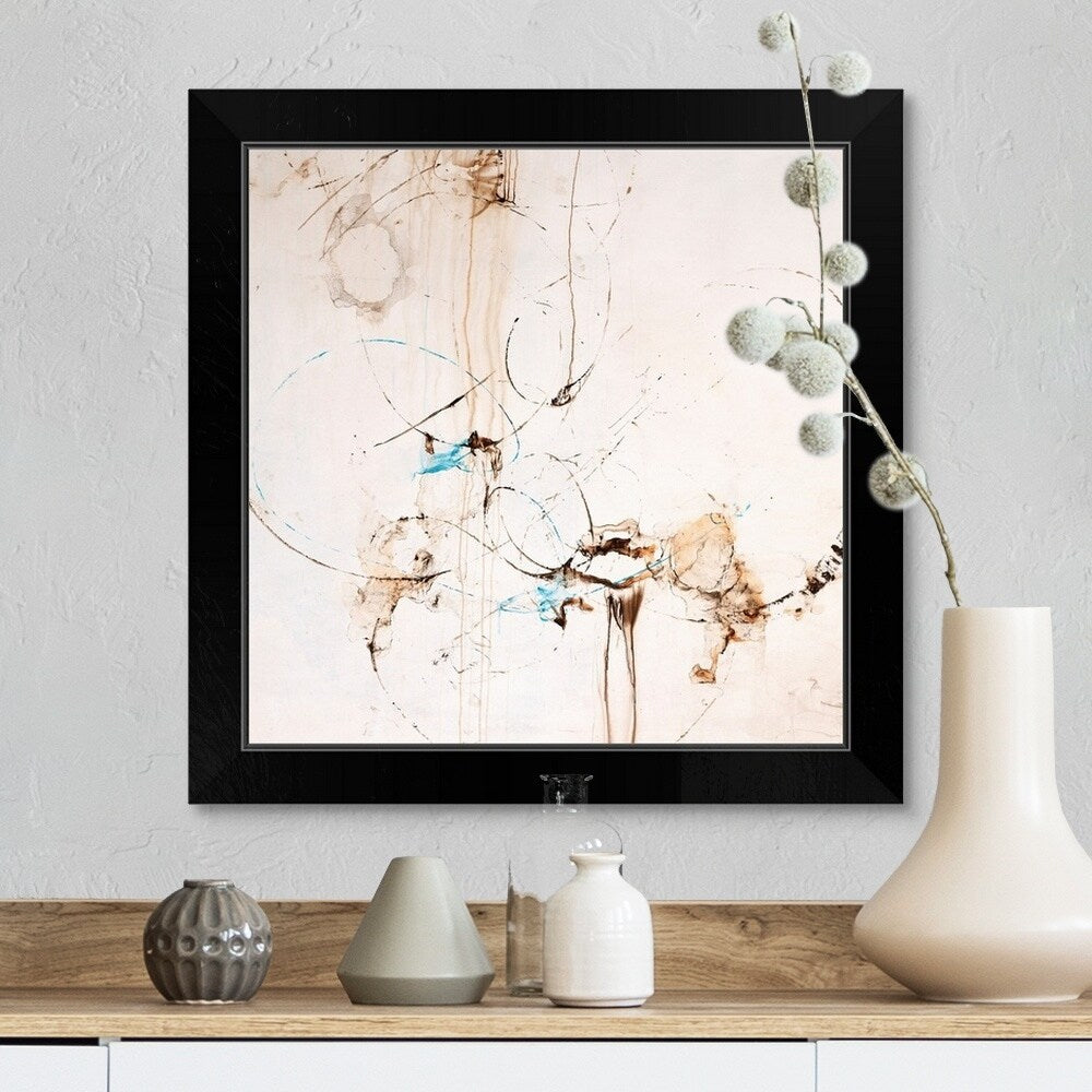"Pointedness" Black Framed Print