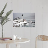 "Portland Head Lighthouse" Poster Print - Multi