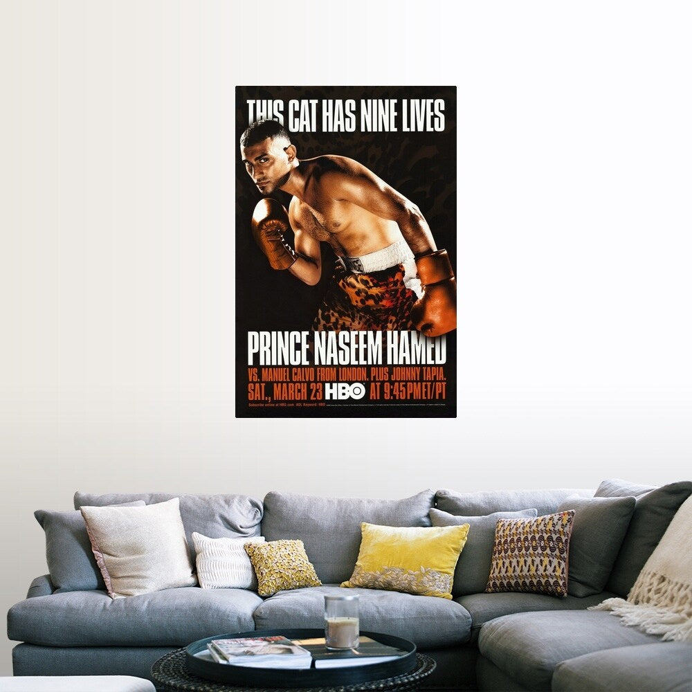 "Prince Naseem Hamed vs Manuel Calvo (2002)" Poster Print